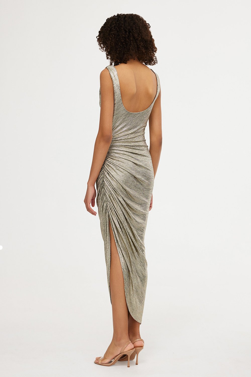 Significant Other Jemima Midi Dress - Gold