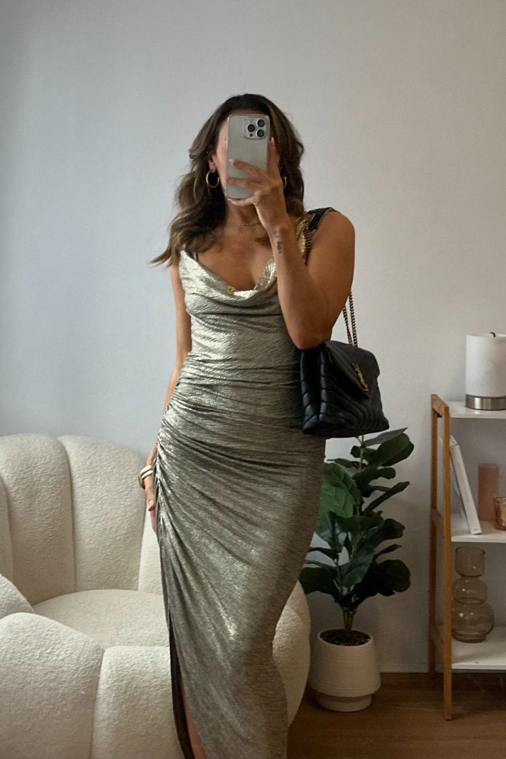 Significant Other Jemima Midi Dress - Gold