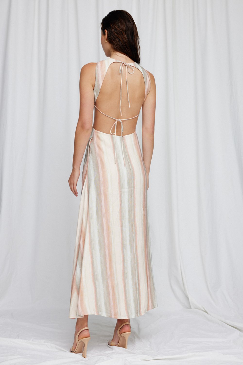 Significant Other Jessica Maxi Dress - Watercolor Stripe