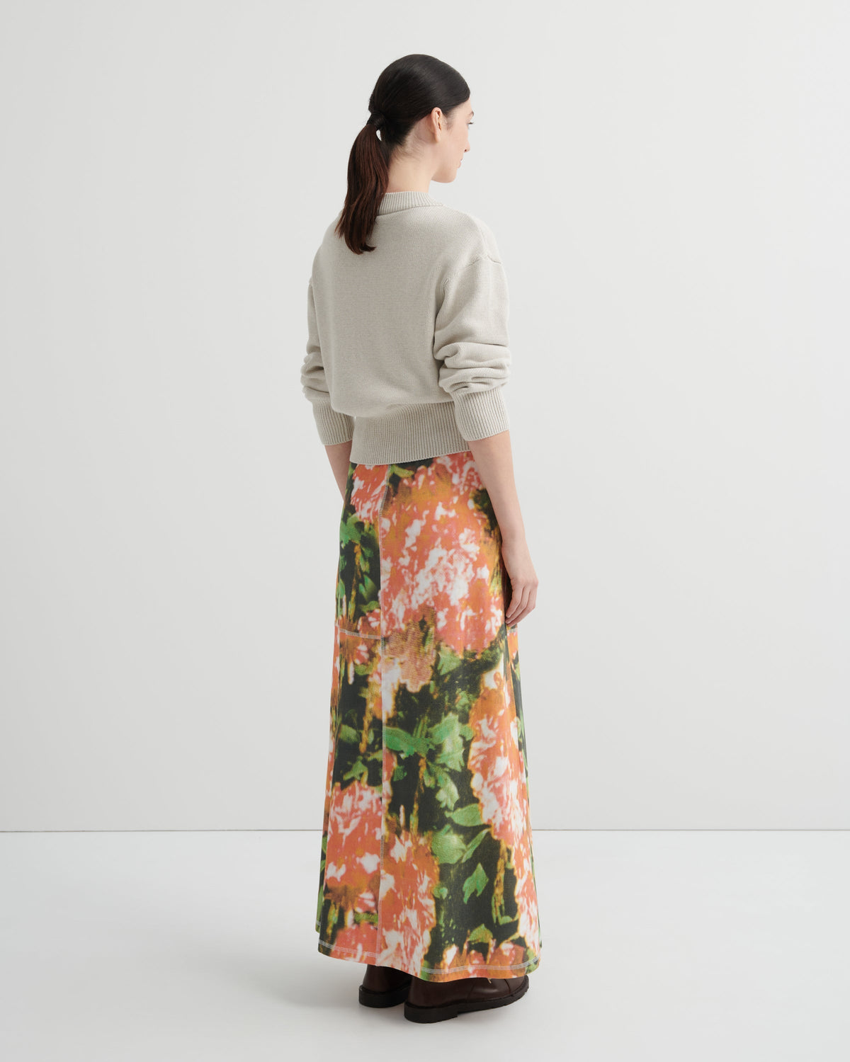Kowtow Silhouette Cardigan - Oat Melange