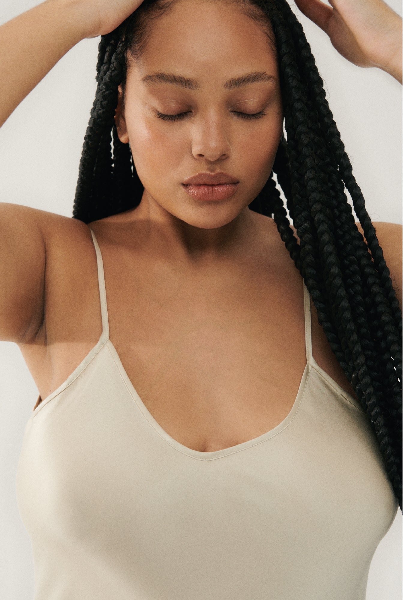 Silk Laundry 90S SILK SLIP DRESS - HAZELNUT