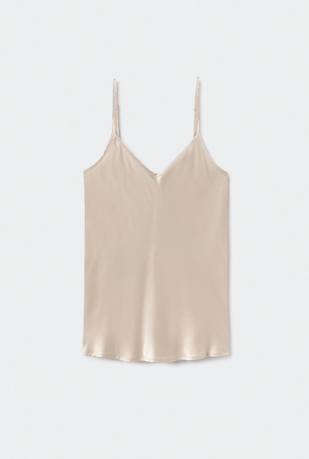 Silk Laundry BIAS CUT CAMI - HAZELNUT