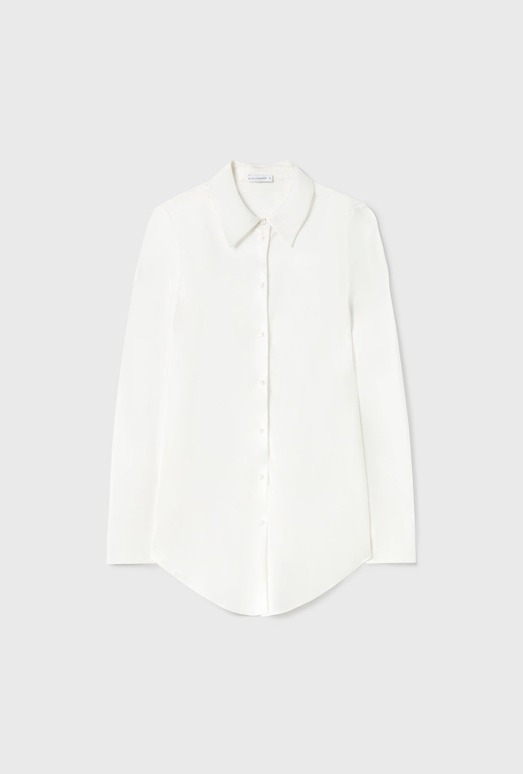 Silk Laundry BIAS CUT SHIRT - WHITE