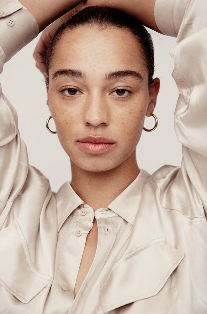 Silk Laundry BOYFRIEND SHIRT - HAZELNUT