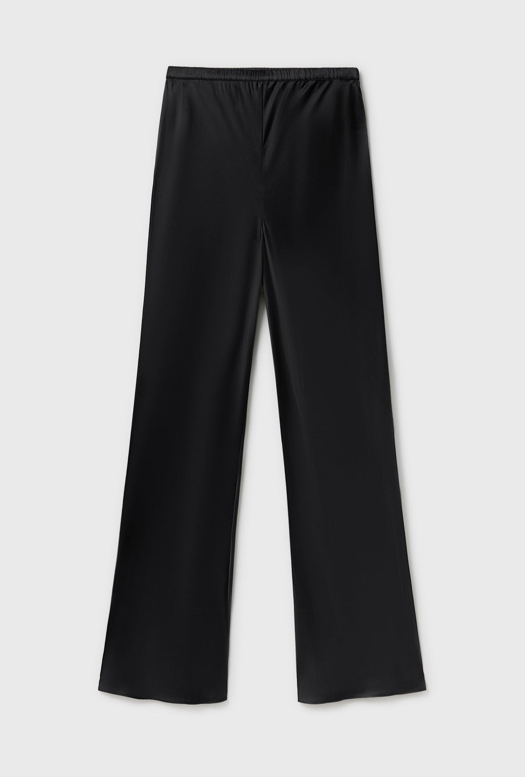 Silk Laundry Bias Cut Pants - Black