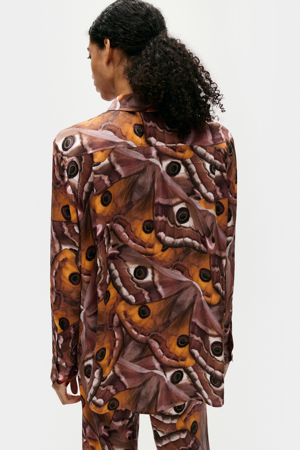 Silk Laundry Boyfriend Shirt - Wingspan