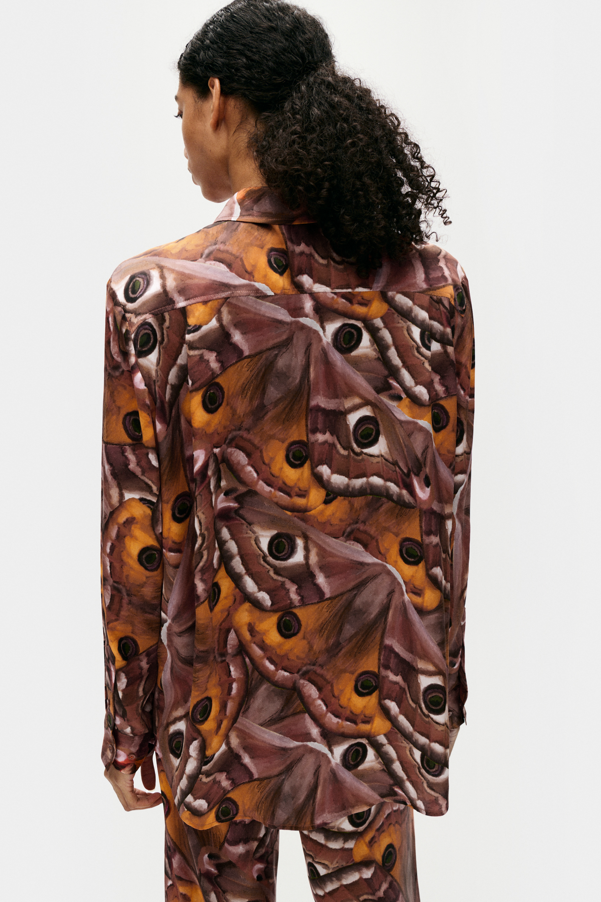 Silk Laundry Boyfriend Shirt - Wingspan