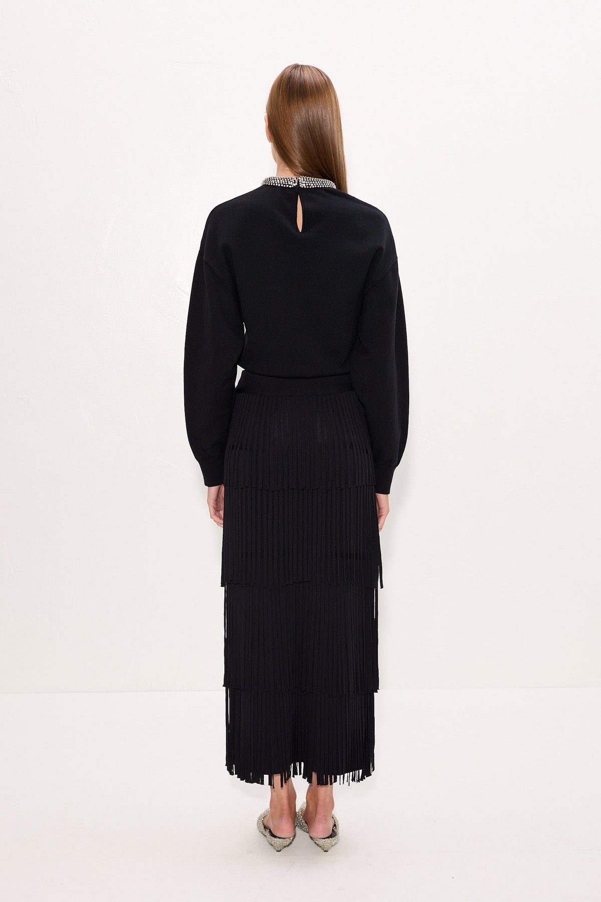 Simon Miller Lillian Embellished Sweater - Black