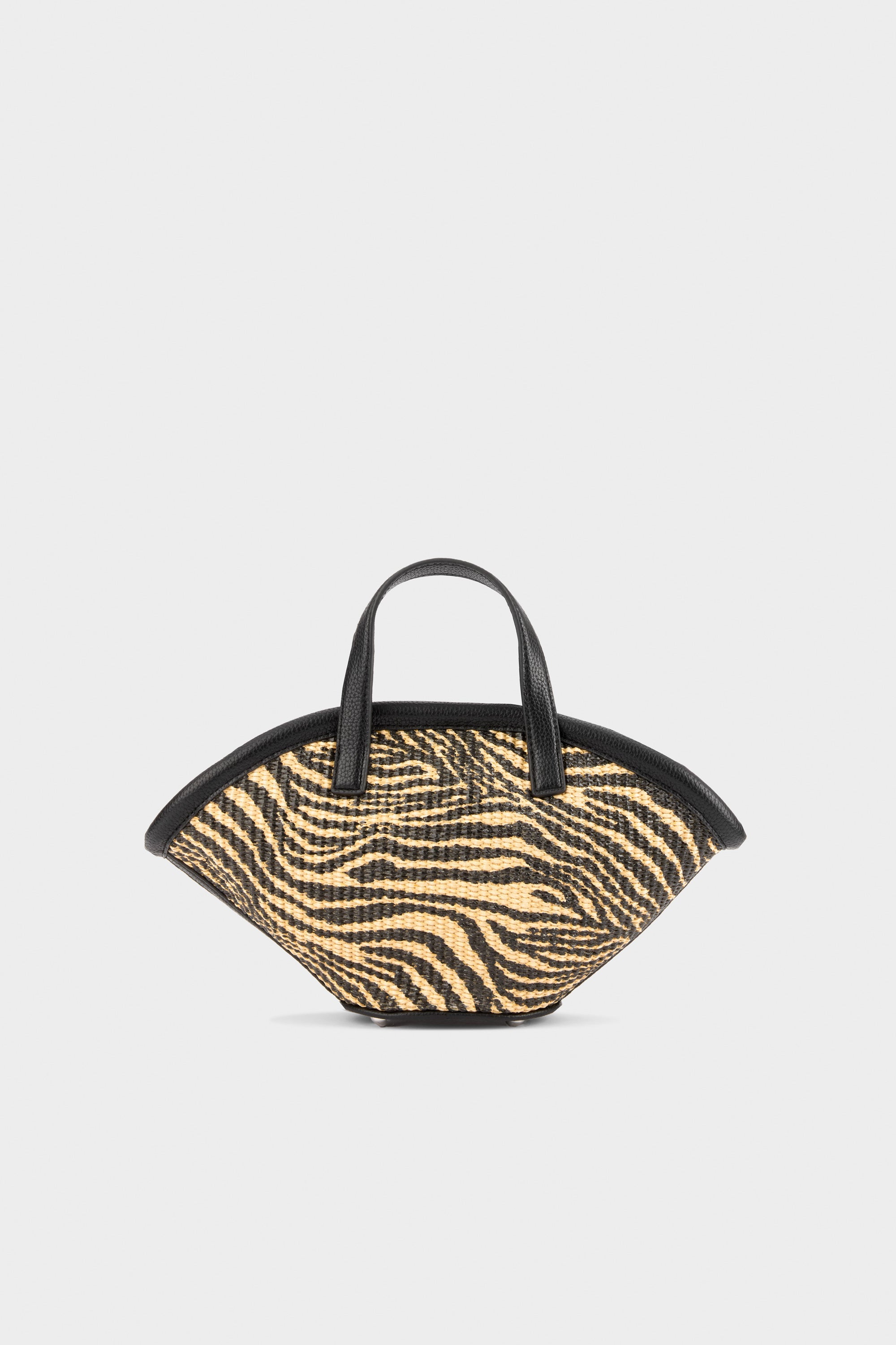 Simon Miller Mini Mercado Tote - Black/Natural Zebra