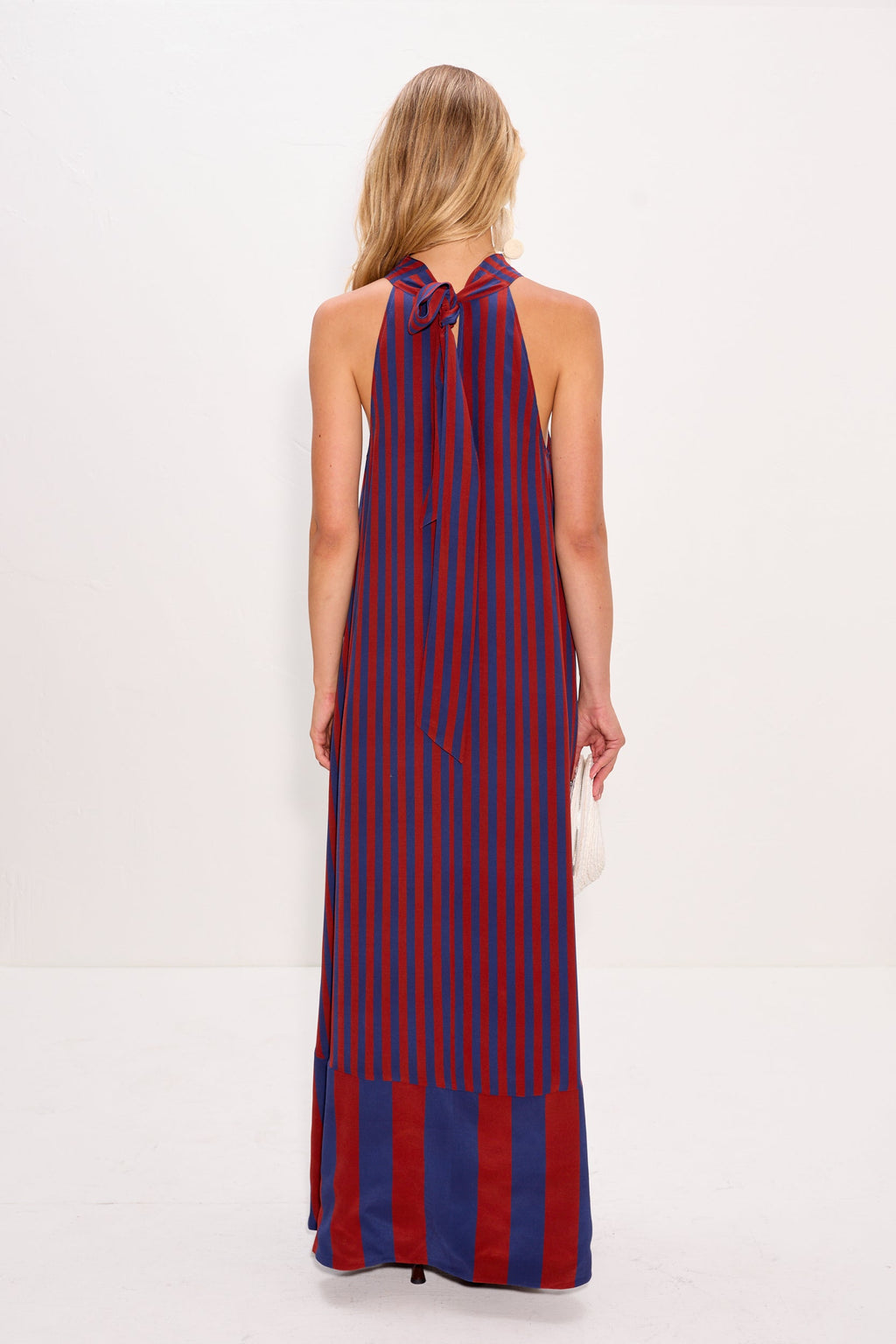 Simon Miller Mona Crepe Dress - Navy/Henna