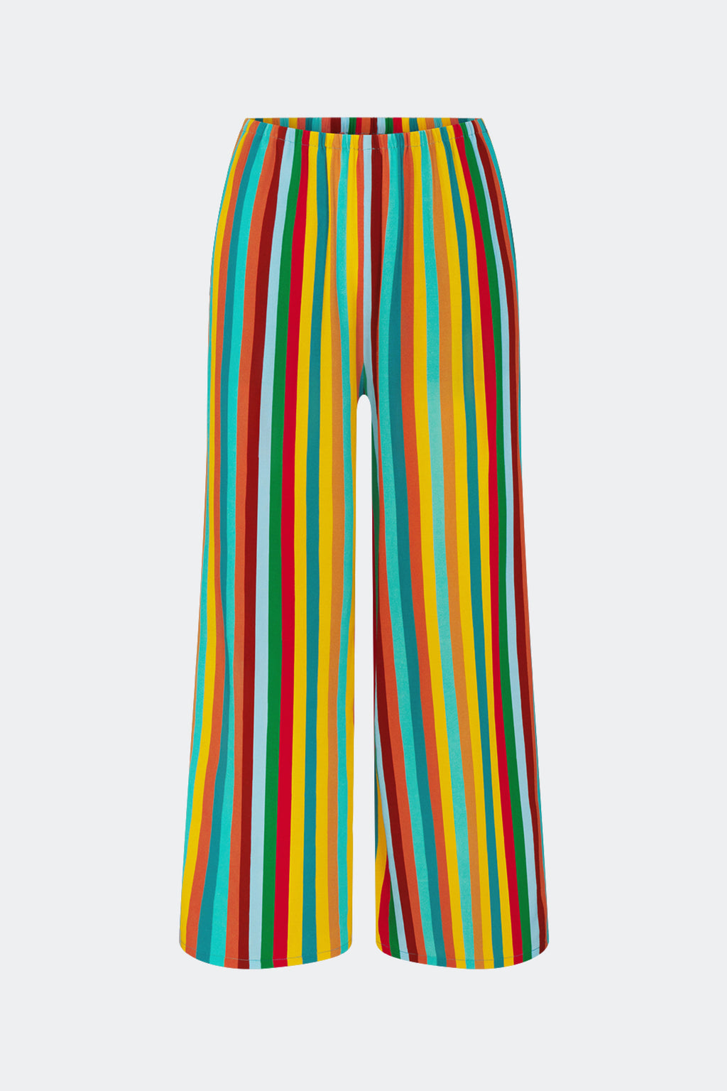 Simon Miller Nella Crepe Wide Leg Pant - Vibrant Multi Stripe