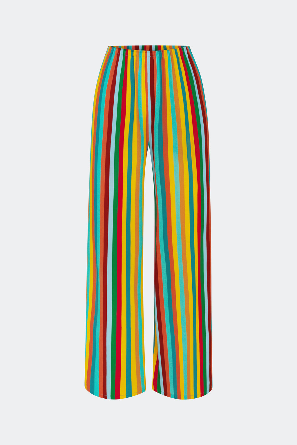 Simon Miller Nella Crepe Wide Leg Pant - Vibrant Multi Stripe
