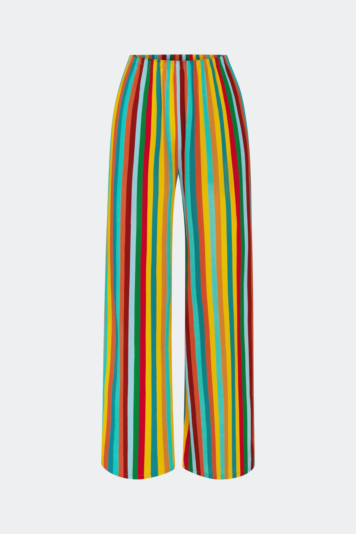 Simon Miller Nella Crepe Wide Leg Pant - Vibrant Multi Stripe