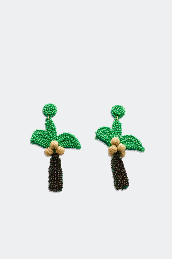 Simon Miller Palm Earring - Green Multi