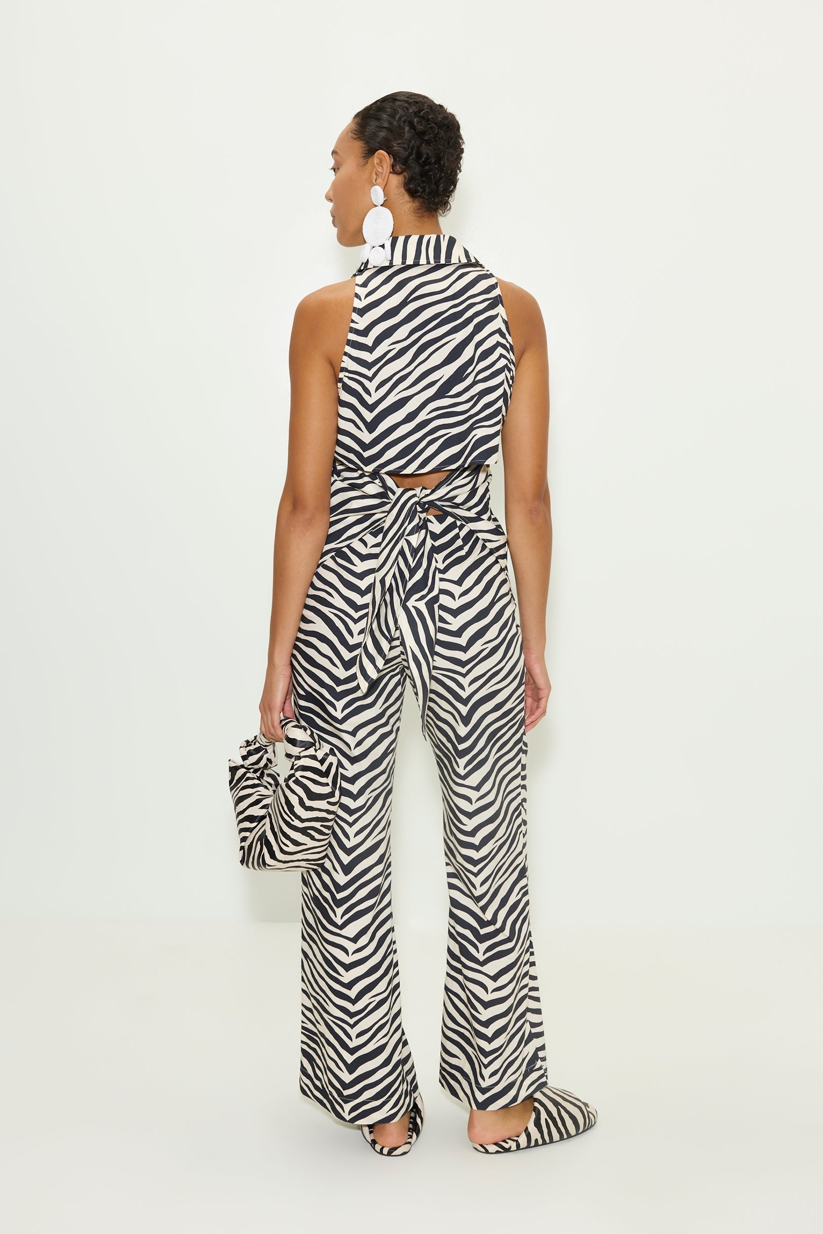 Simon Miller Pia Poplin Pant - Zebra Print