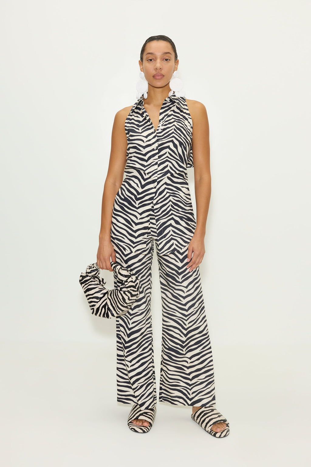 Simon Miller Pia Poplin Pant - Zebra Print