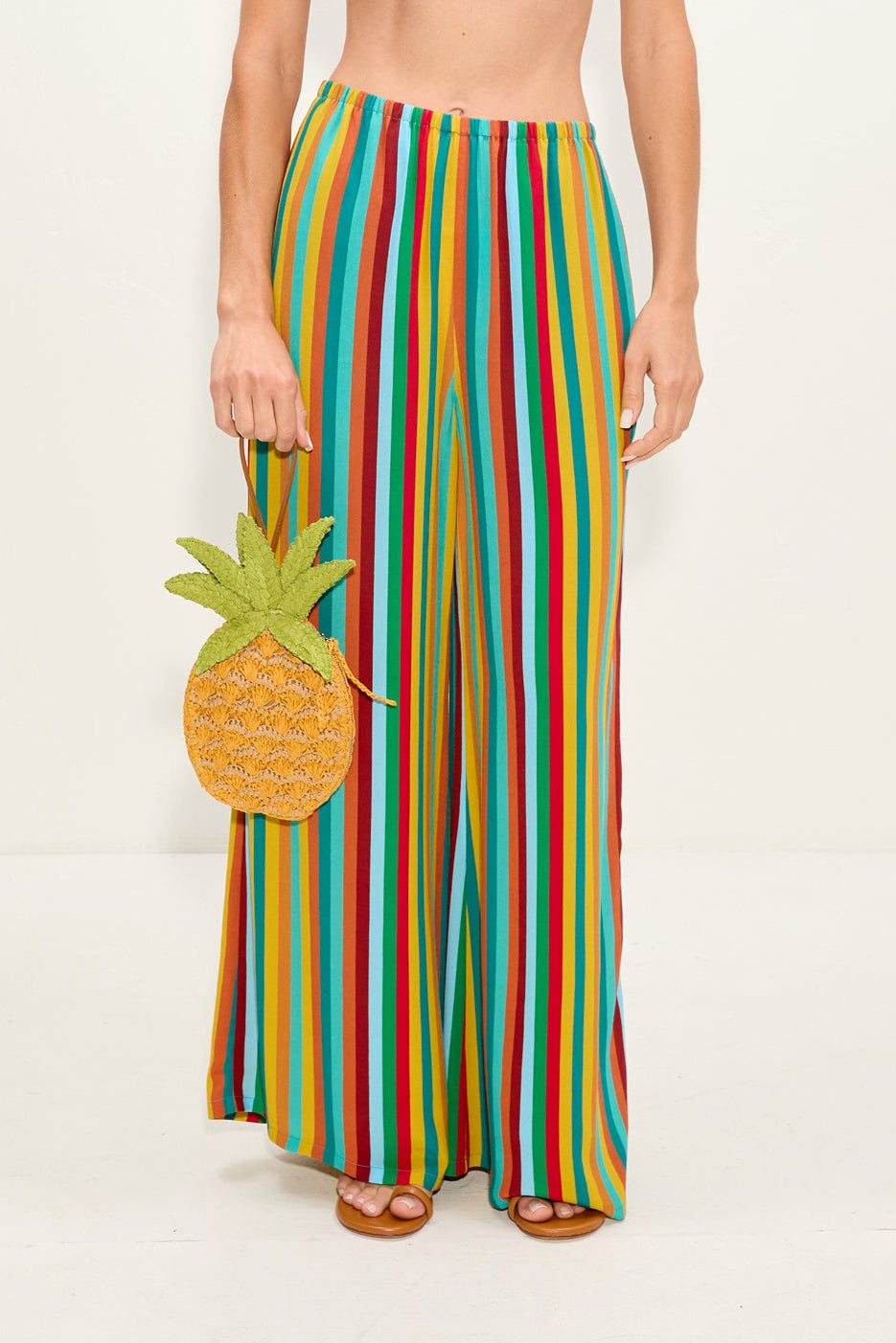 Simon Miller Pineapple Wristlet Clutch - Yellow Multi