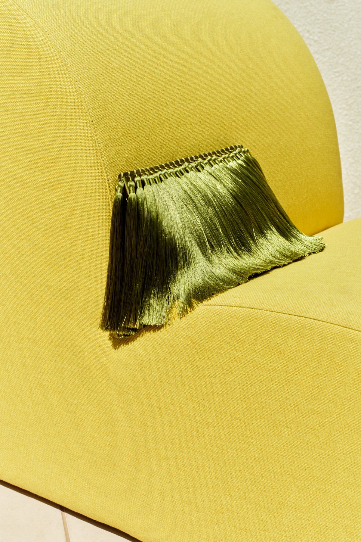 Simon Miller Tassel Boxy Clutch - Moss Green