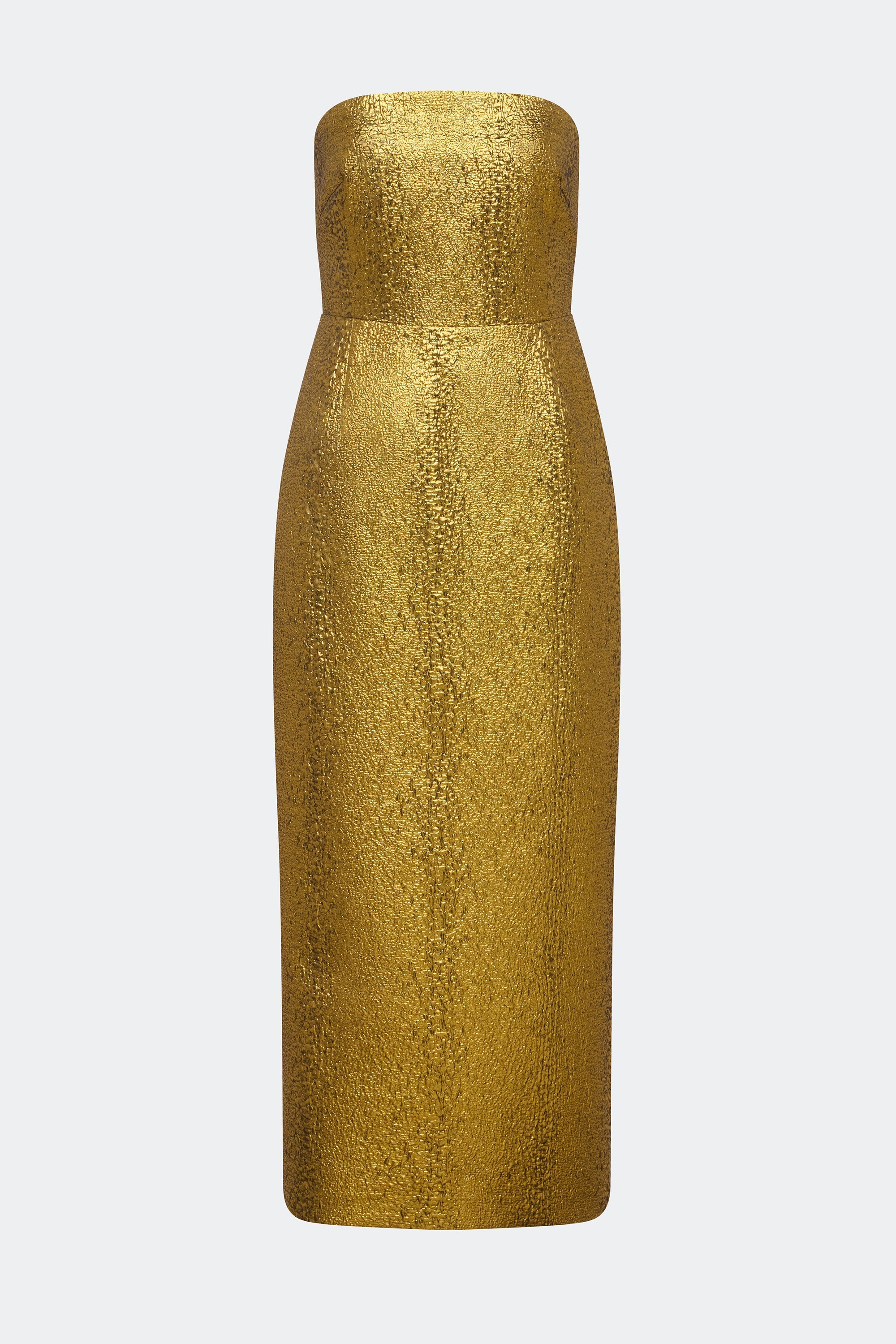 Simon Miller Verdelle Metallic Midi Dress - Star Gold