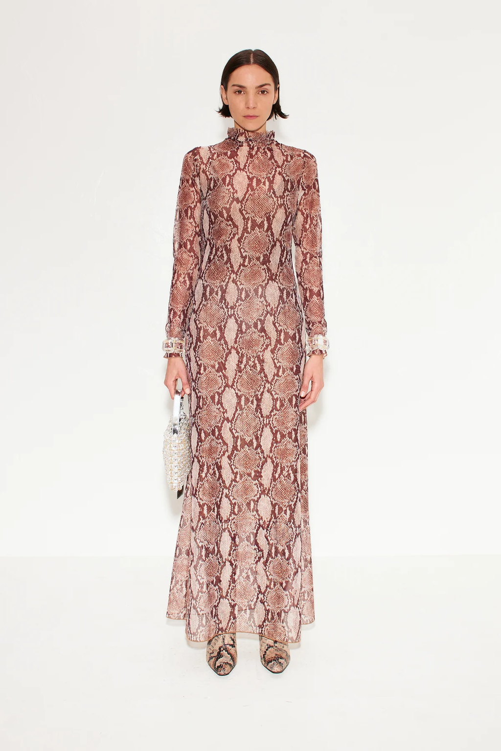 Simon Miller Zesty Mesh Dress - Snake Print