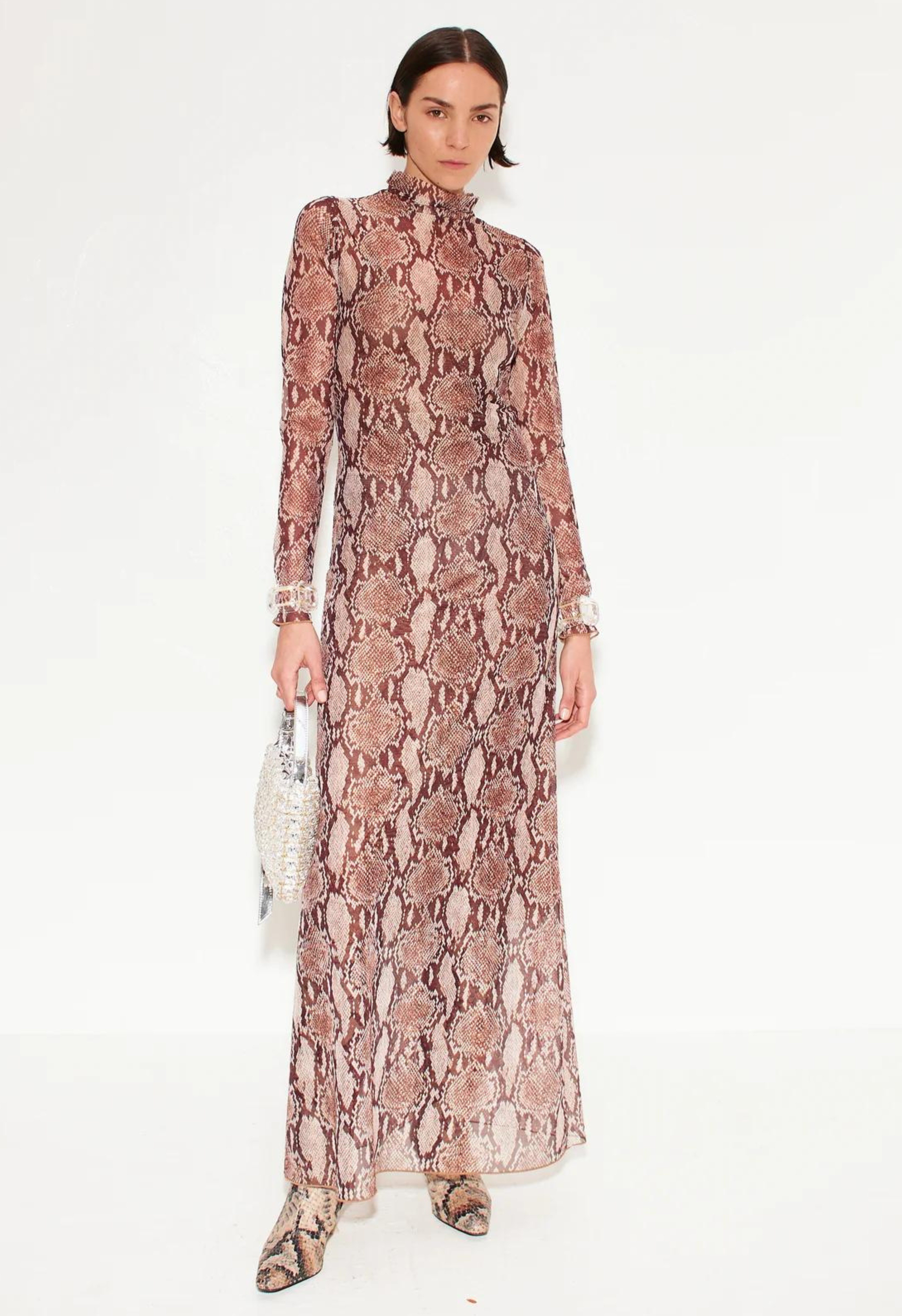 Simon Miller Zesty Mesh Dress - Snake Print