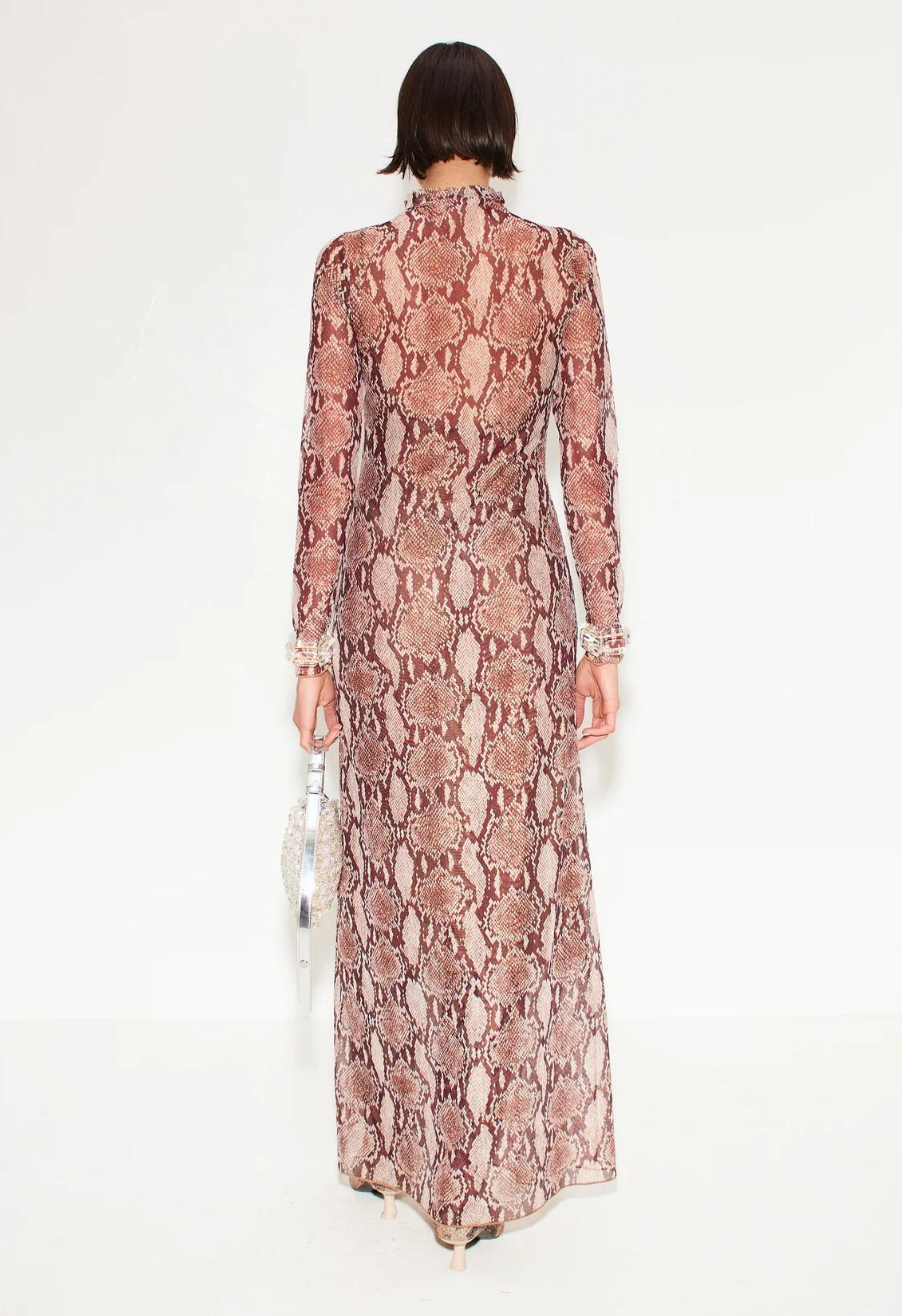 Simon Miller Zesty Mesh Dress - Snake Print