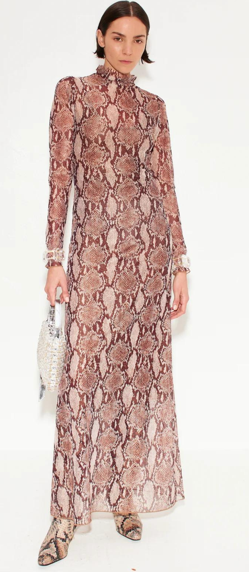 Simon Miller Zesty Mesh Dress - Snake Print