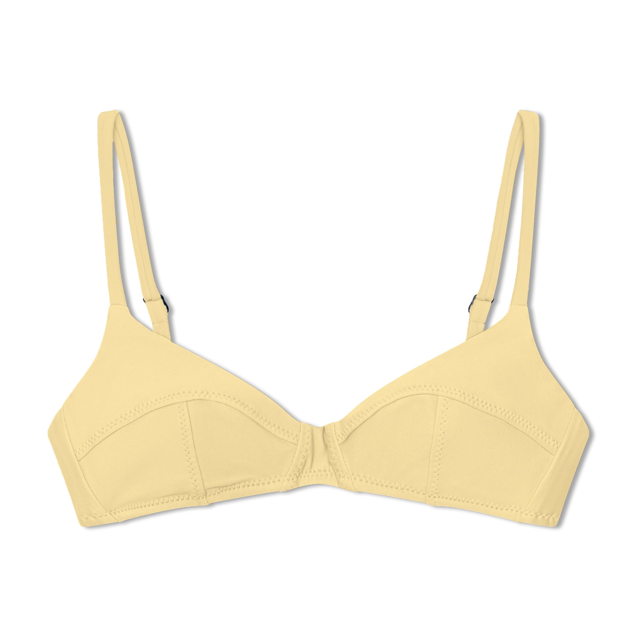 Galamaar Simone Retro Top - Mellow Yellow