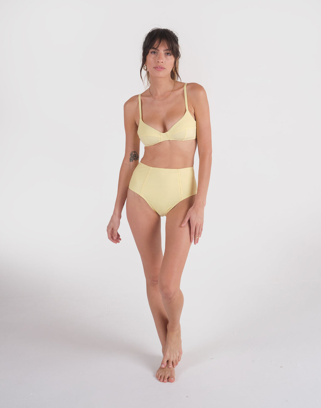 Galamaar Simone Retro Top - Mellow Yellow