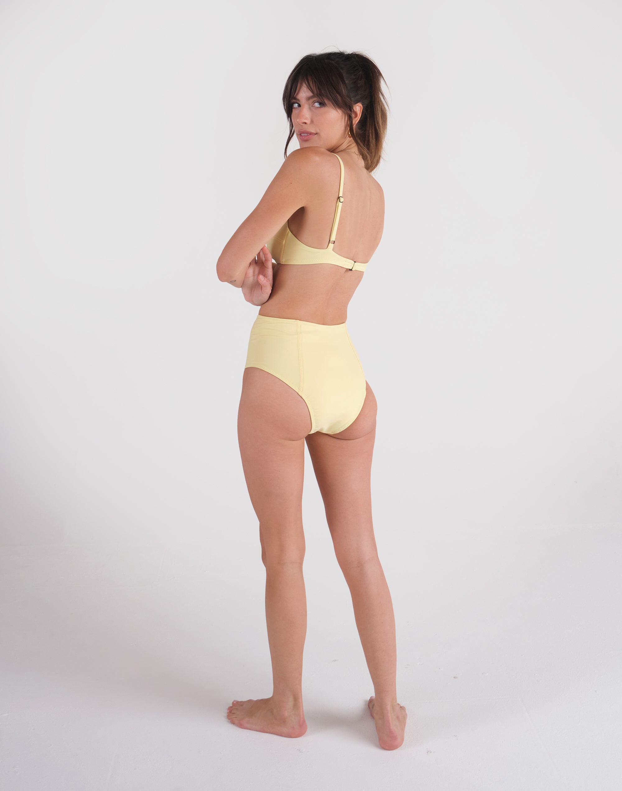 Galamaar Simone Retro Top - Mellow Yellow