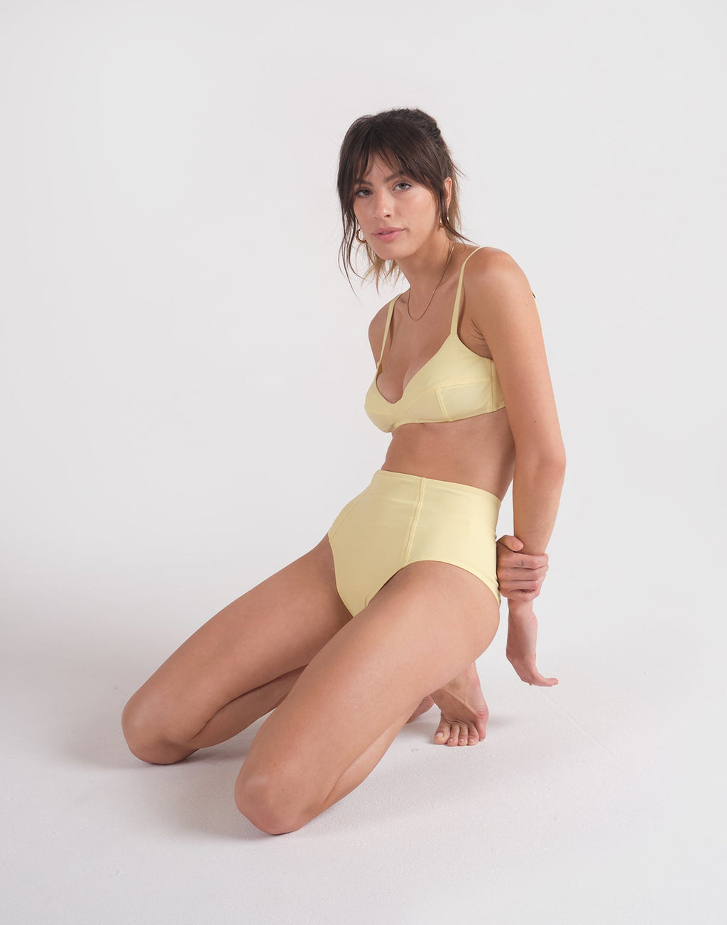 Galamaar Simone Retro Top - Mellow Yellow