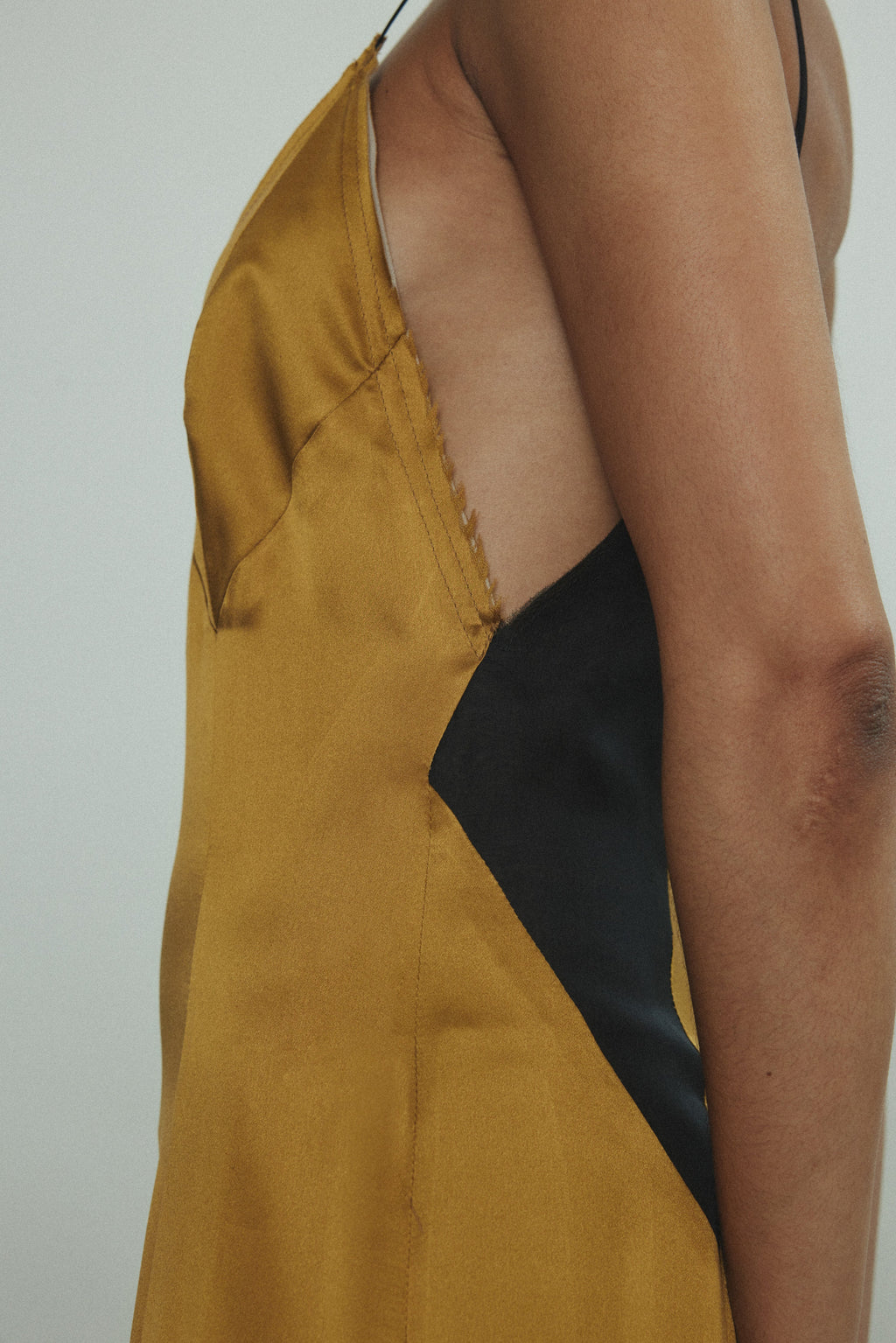 Kamperett Simone Slip Dress - Brass