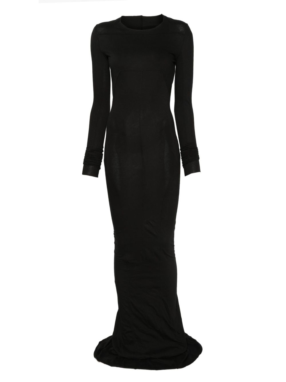 Rick Owens Simple EDFU Gown Dress - Black