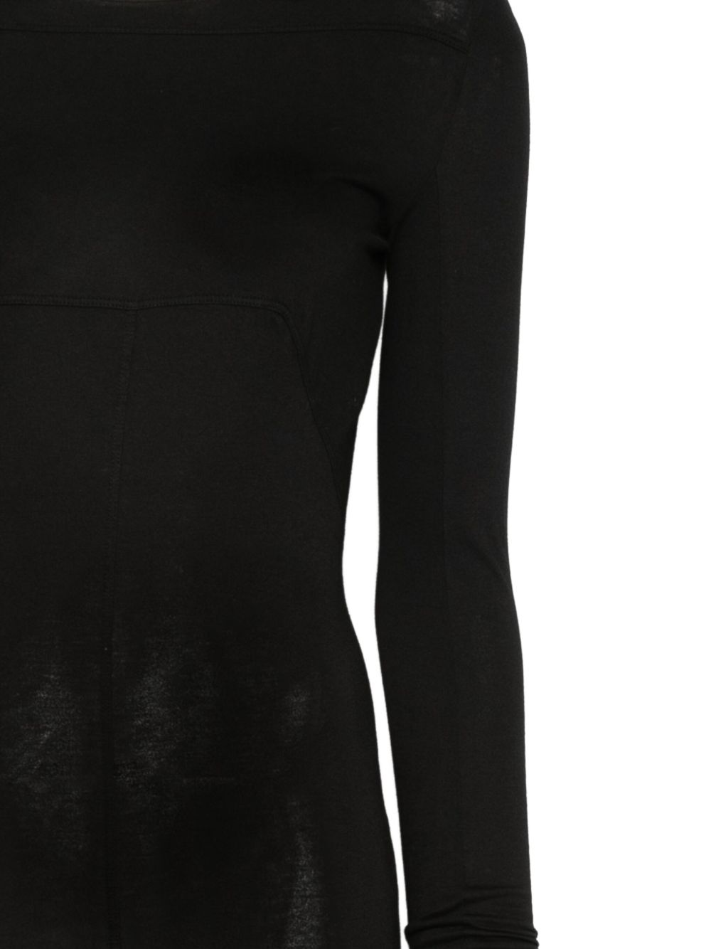 Rick Owens Simple EDFU Gown Dress - Black