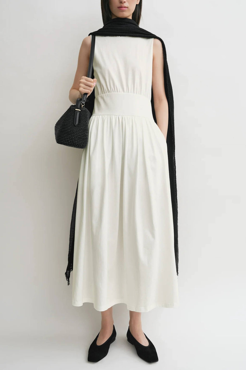 Totême Sleeveless Cotton Tee Dress