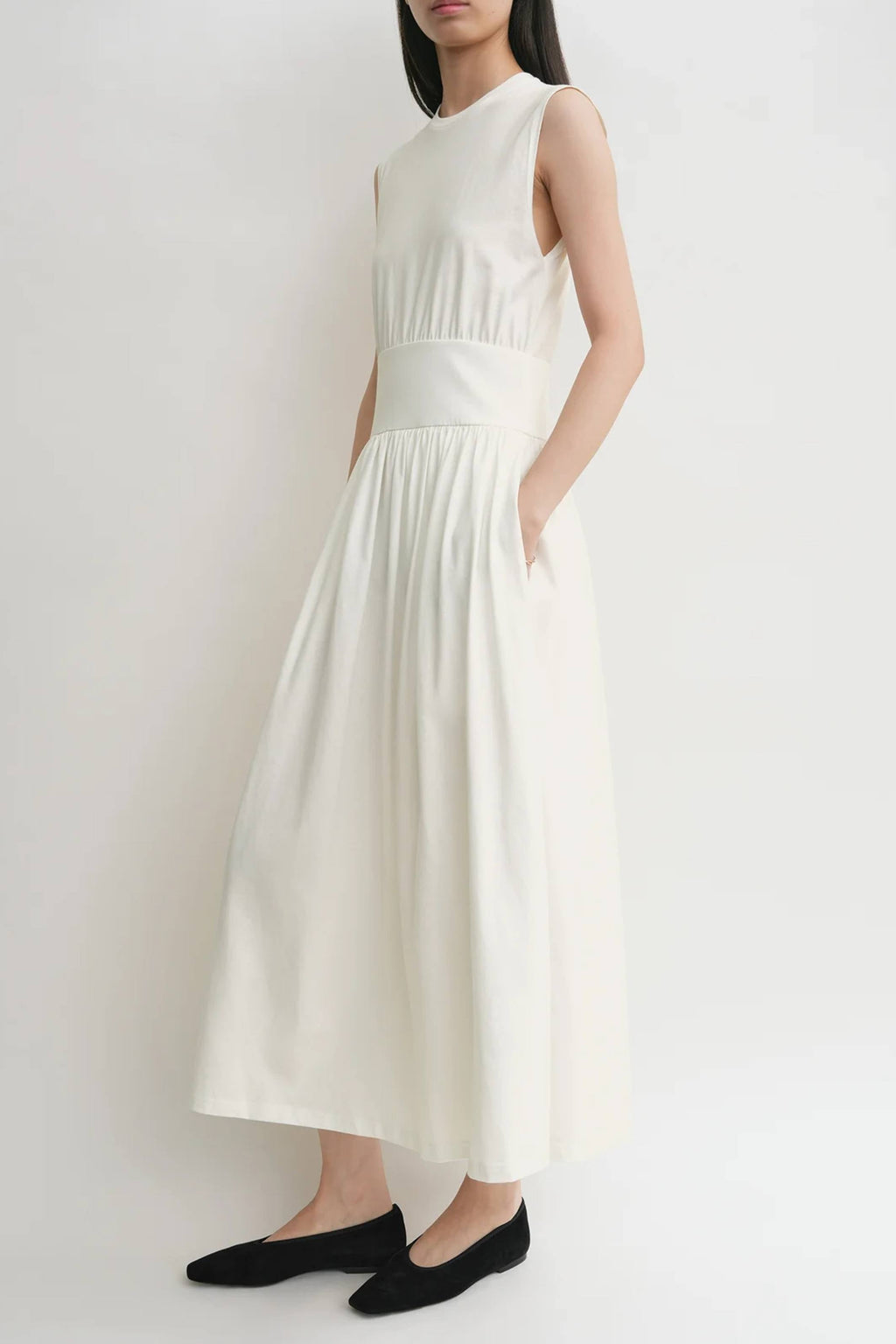 Totême Sleeveless Cotton Tee Dress