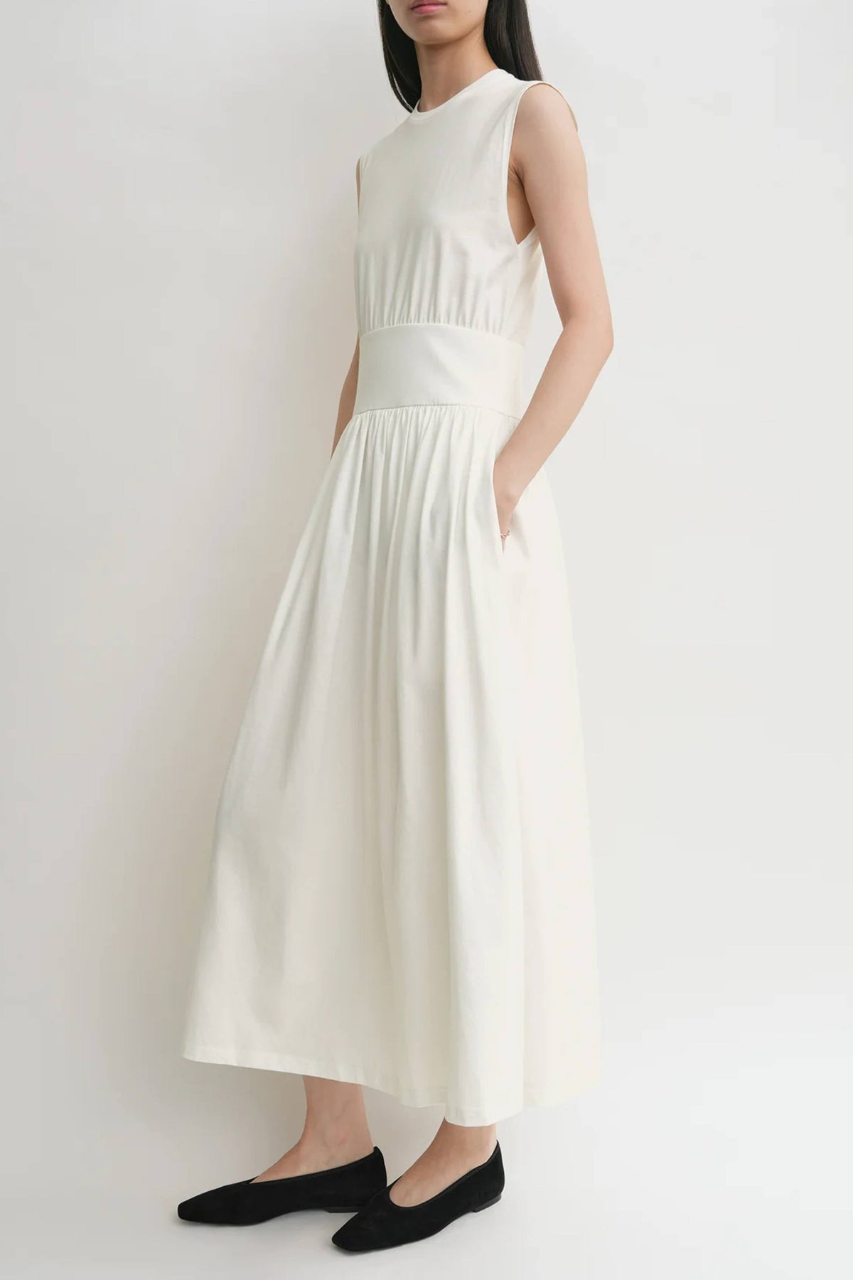 Totême Sleeveless Cotton Tee Dress