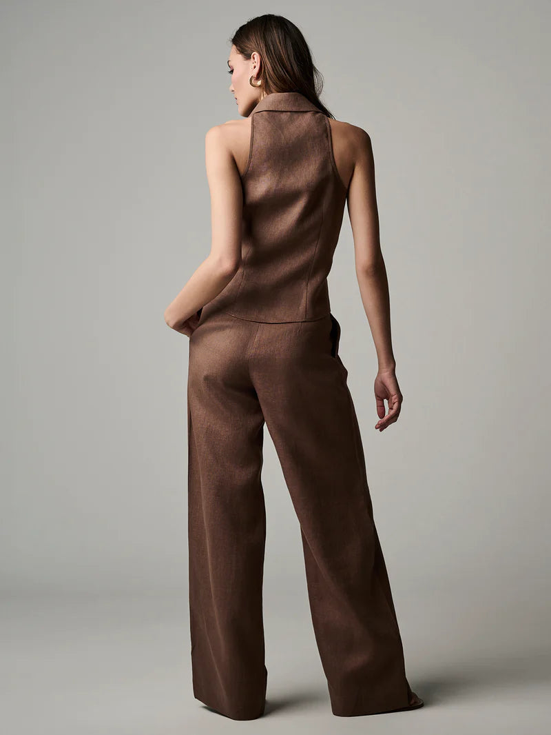 Hevron Sloan Vest - Chocolate
