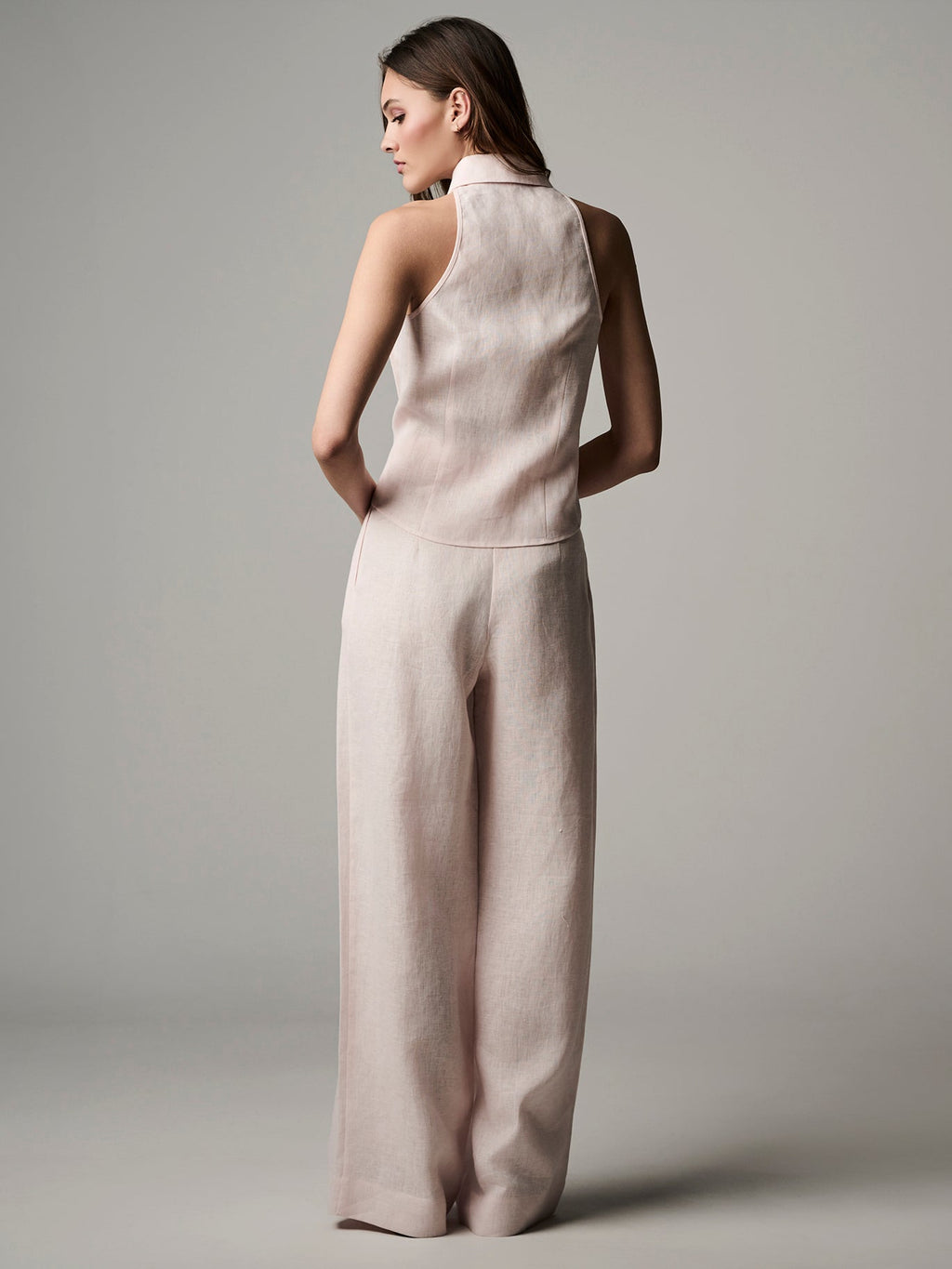 Hevron Sloan Vest - Rose Quartz