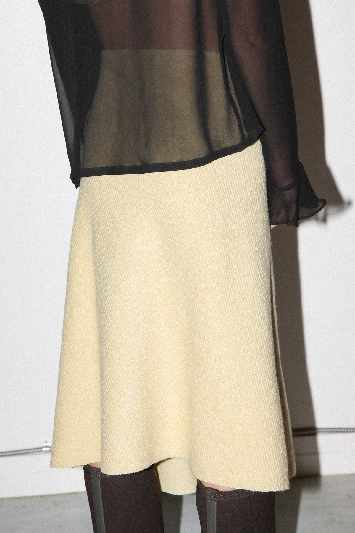 KkCo Slope Wrap Skirt - Butter