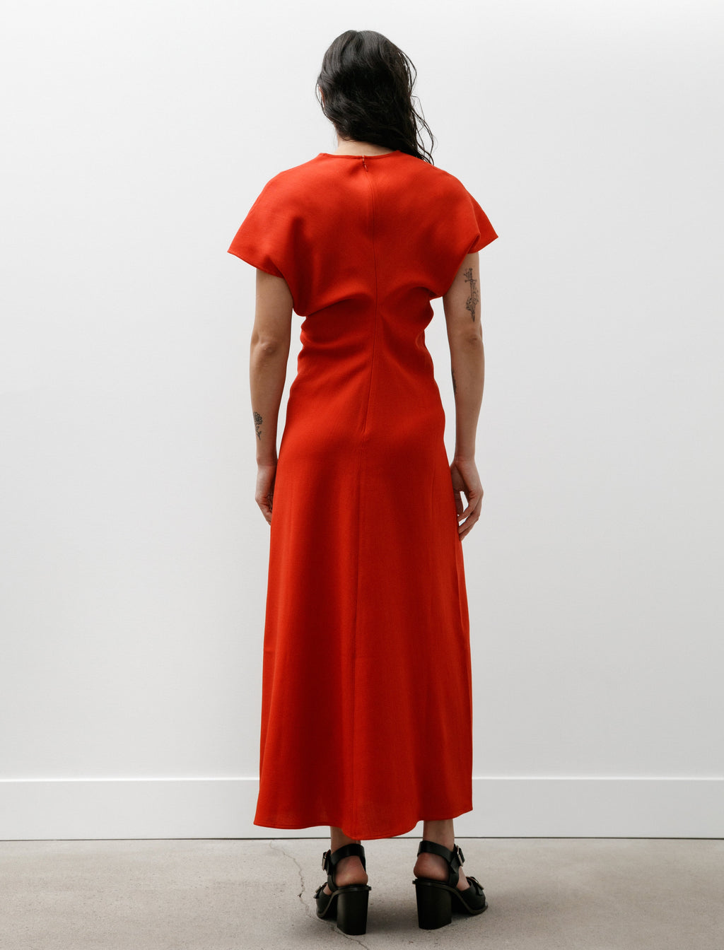 Totême Slouch Waist Wool Dress