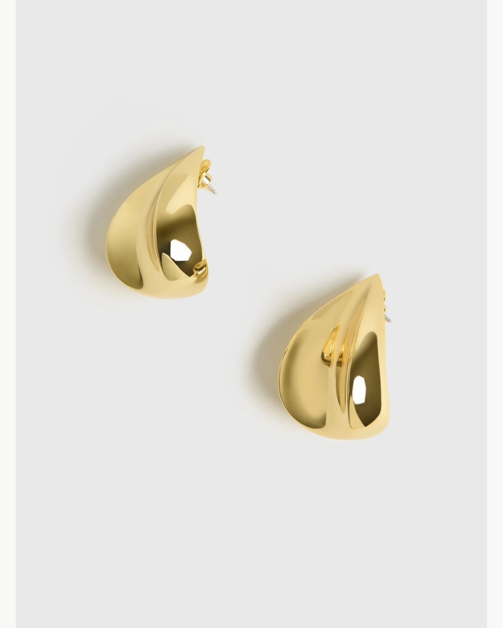 Jenny Bird Small Margaux Puff Earrings - High Polish Gold