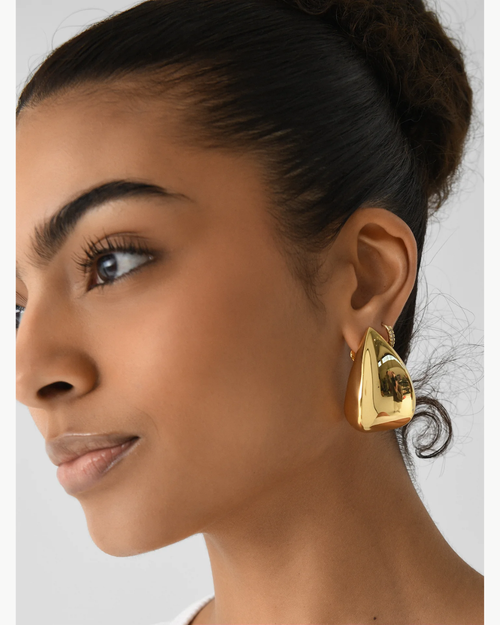 Jenny Bird Small Margaux Puff Earrings - High Polish Gold