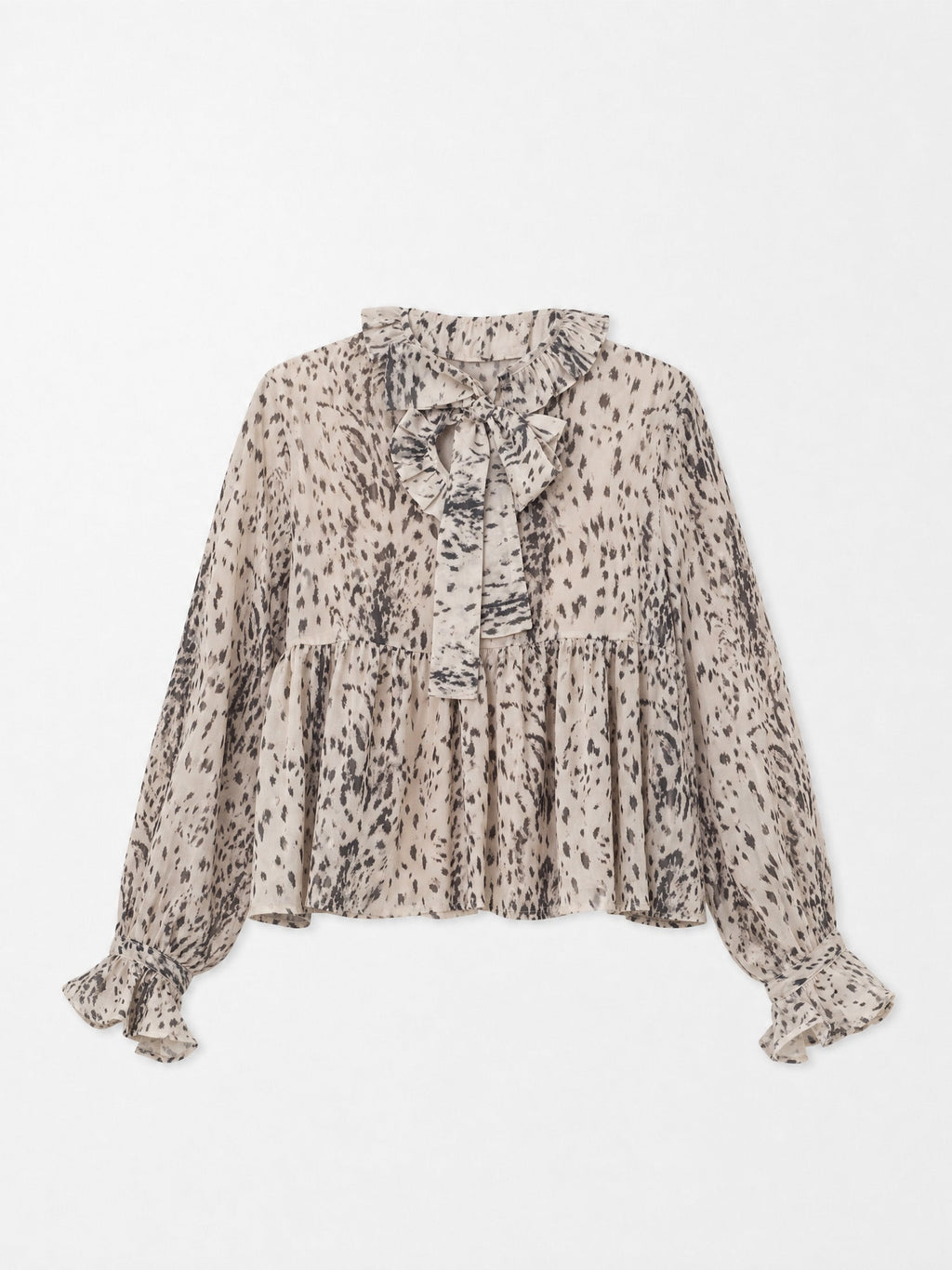 Carmen Says Snow Blouse - Leopard