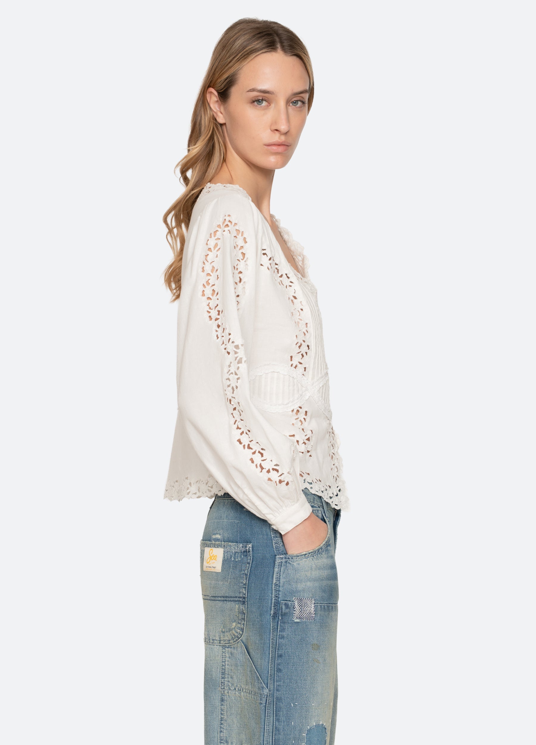 Sea NY Sofia Blouse - Cream