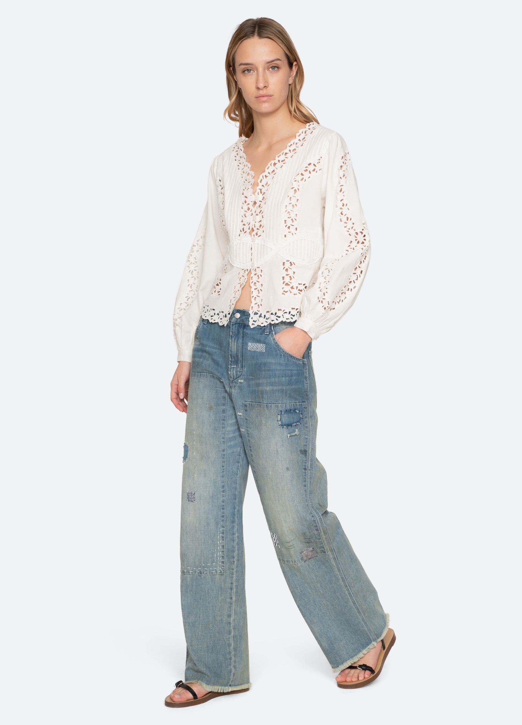 Sea NY Sofia Blouse - Cream
