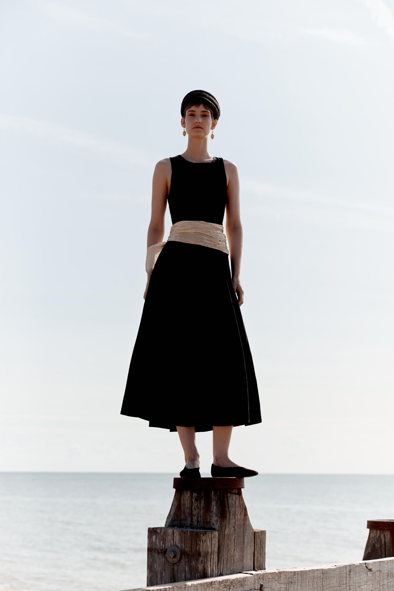 CAWLEY STUDIO Sofia Dress in Japanese Cotton