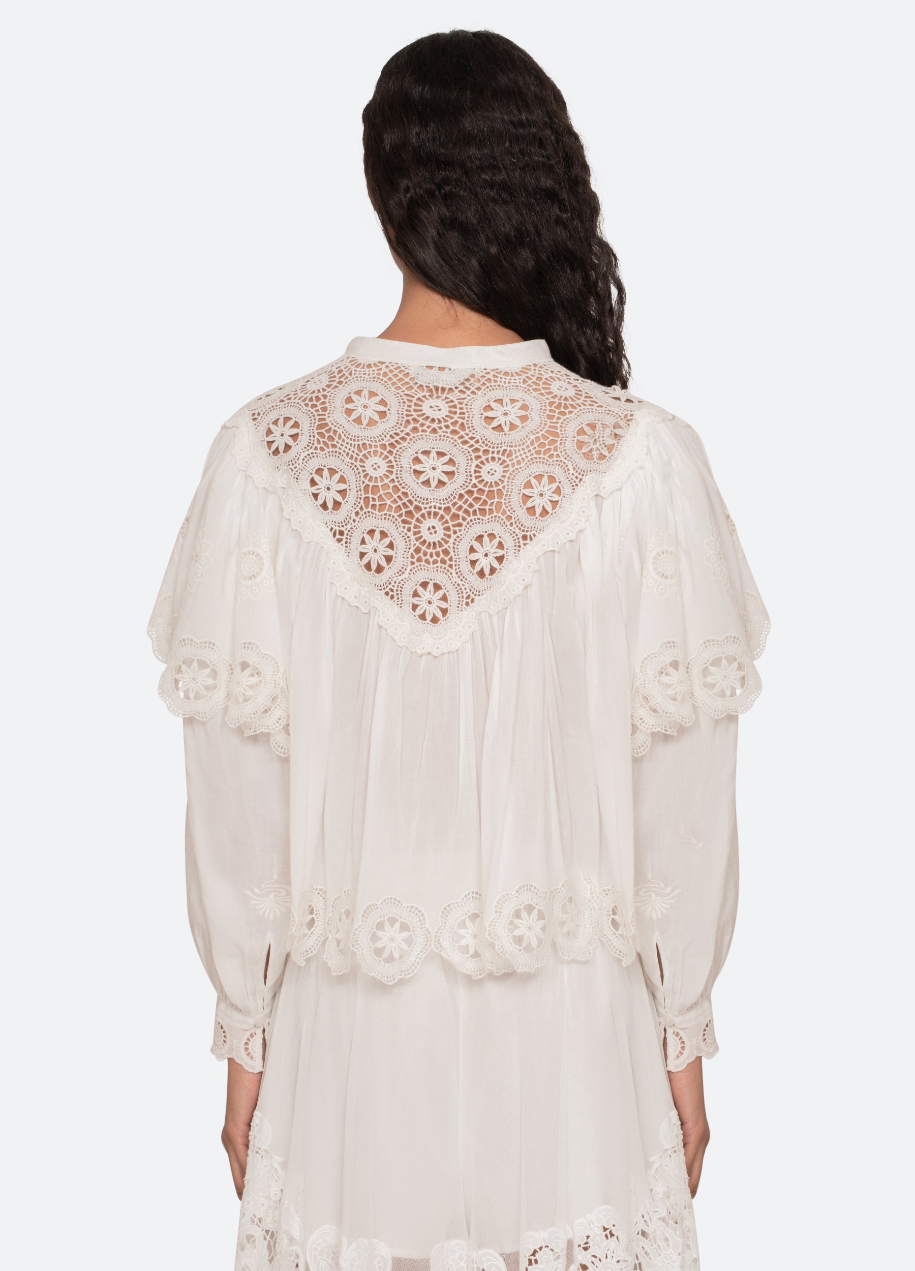Sea NY Sofia L/S Top - Cream