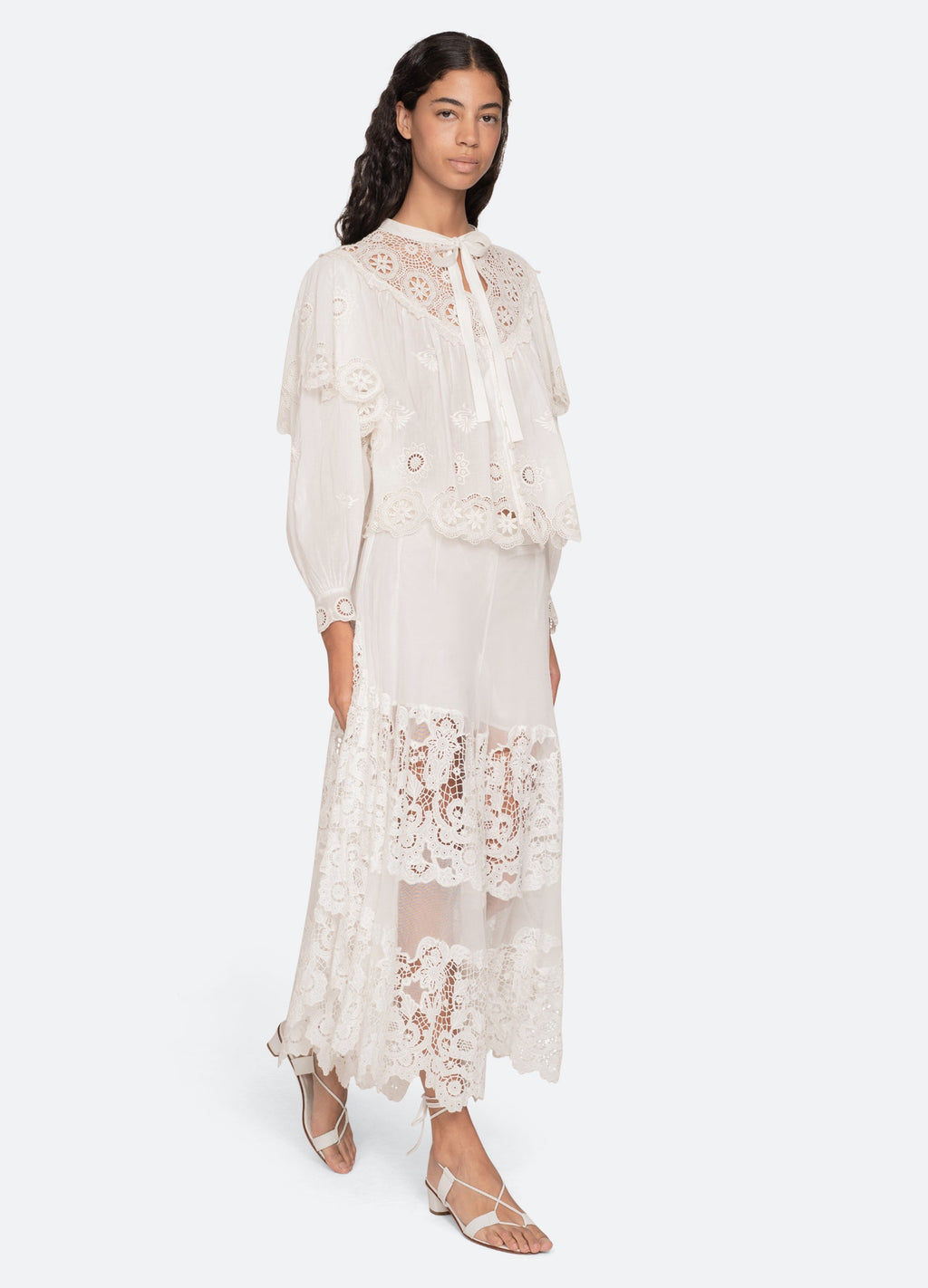 Sea NY Sofia L/S Top - Cream