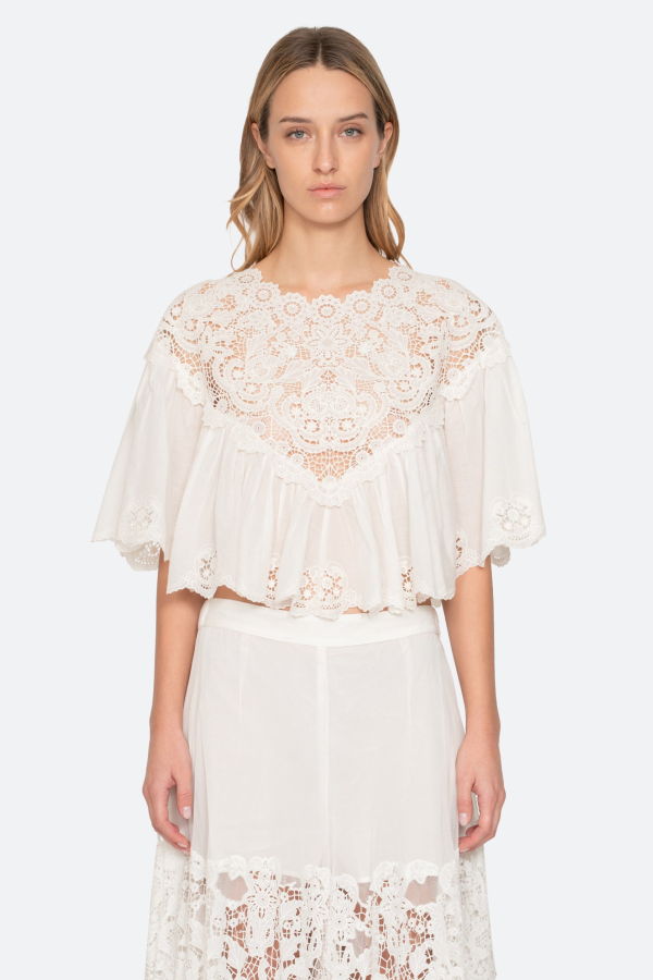 Sea NY Sofia Top - Cream